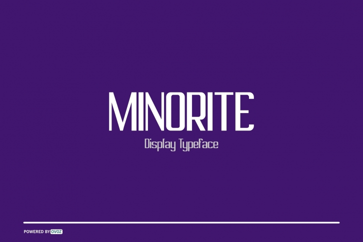 MINORITE DISPLAY TYPEFACE FONT Font Download