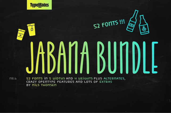 Jabana – 52 Bundle Font Download