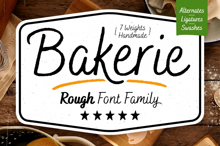 Bakerie Rough Family-75% Off Font Download