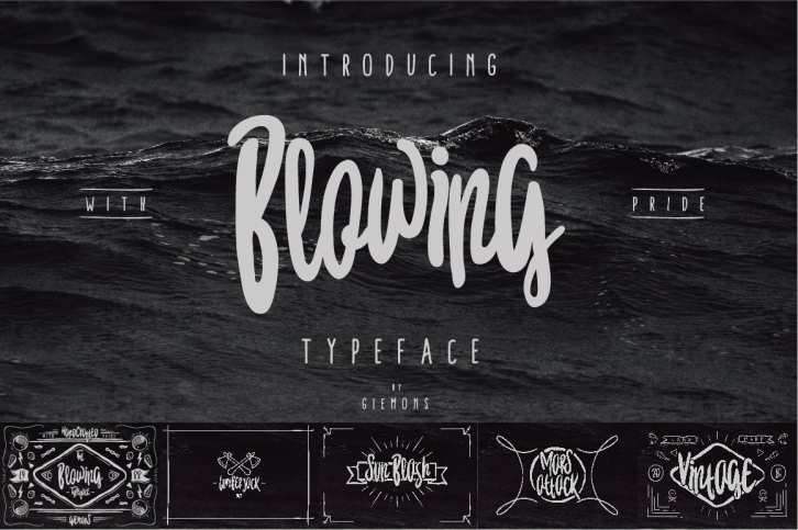 Blowing Typeface Font Download