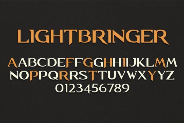 Lightbringer font Font Download