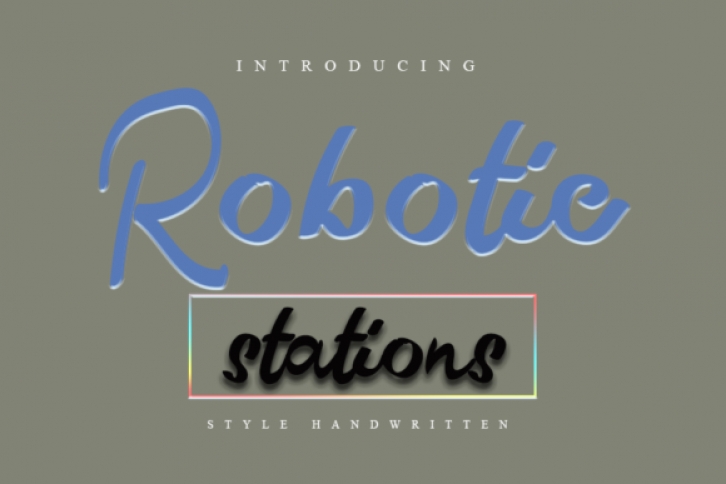 Robotic Stations Font Download