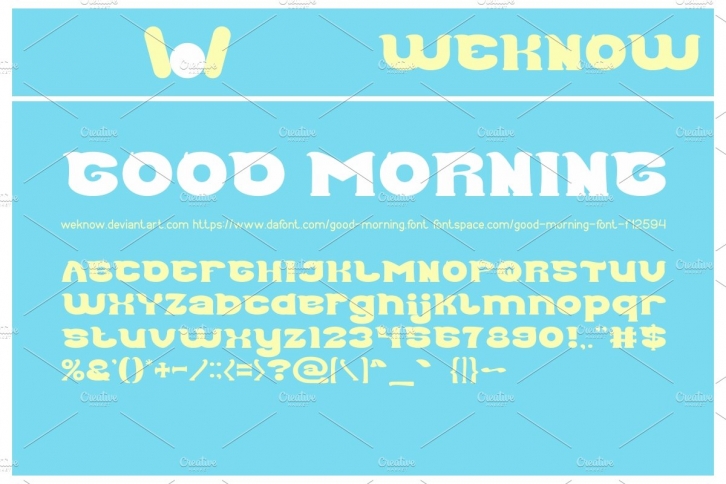 Good Morning Font Download