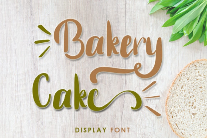 Bakery Cake Font Download