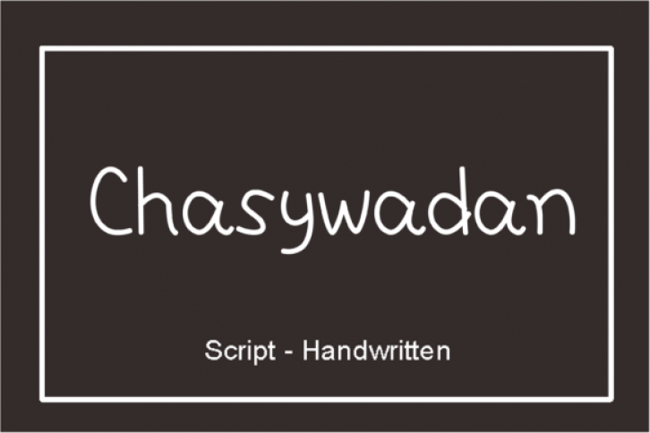 Chasywadan Font Download