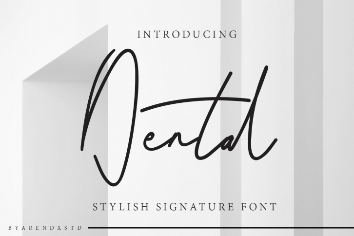 Dental Signature Font Download