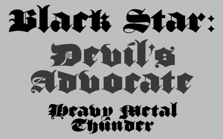 Devil's Advocate Font Download