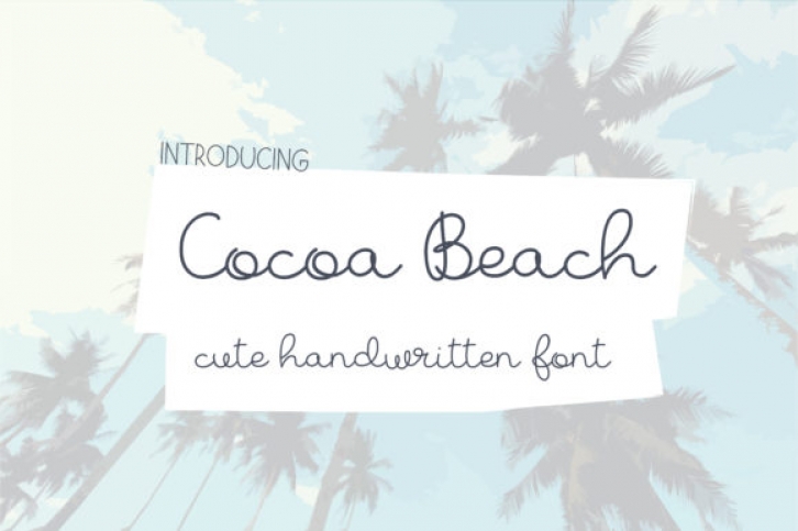 Cocoa Beach Font Download