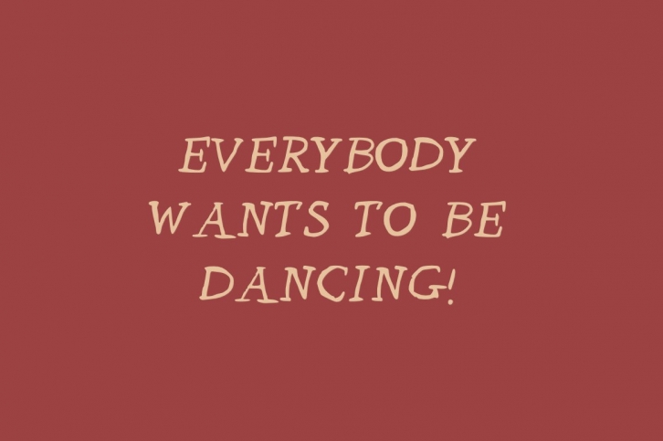 Let's Go Dancing! Font Download