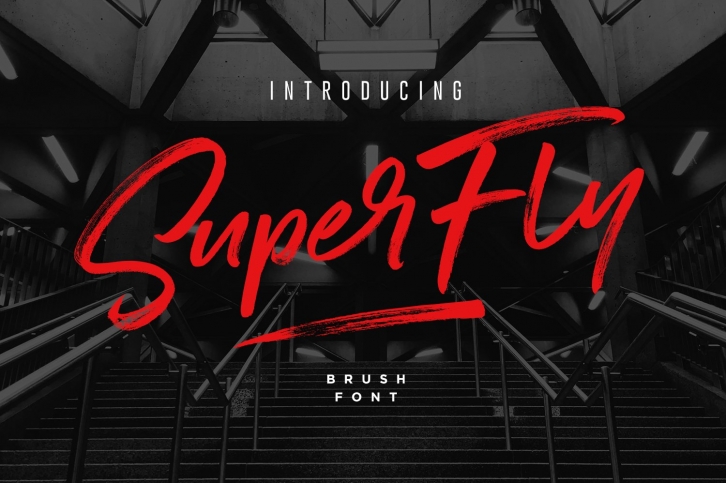SuperFly Brush Font Download
