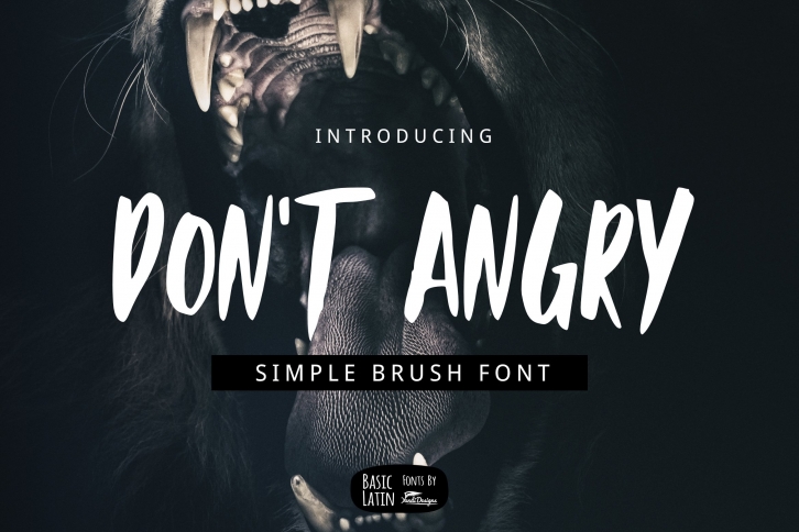 Don't Angry Font Download