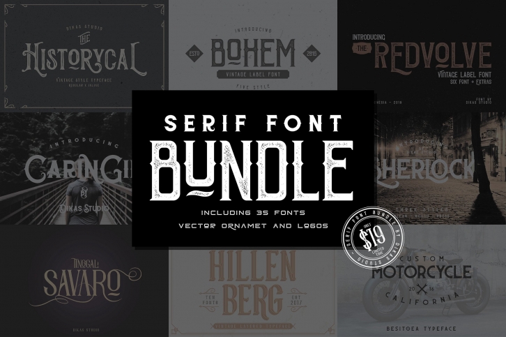 Serif Bundle Font Download