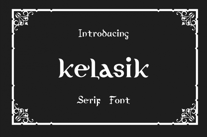 Kelasik Font Download