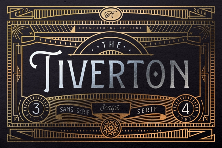 Tiverton Trio Font Download