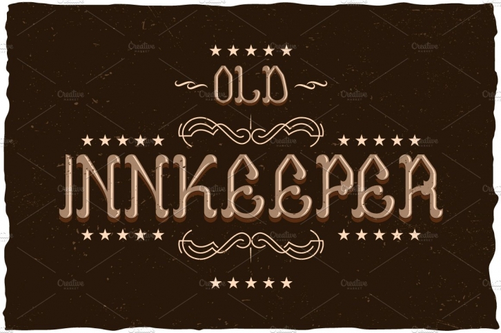 Innkeeper Vintage Label Typeface Font Download