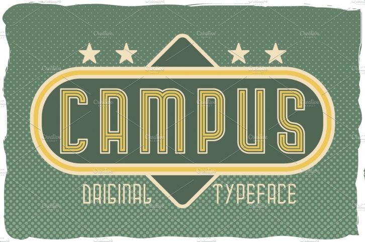 Campus font + quotation Font Download