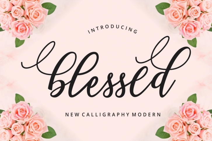 Blessed Script Font Download