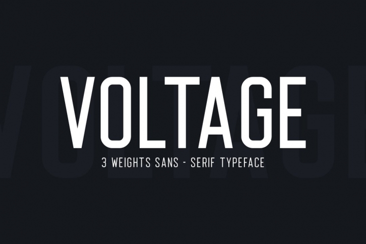 Voltage Display Font Download