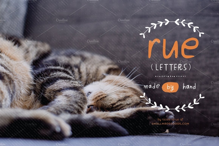 Rue Letters (Font) Font Download