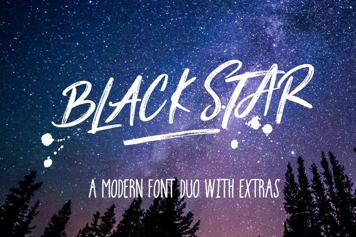 Black Star : 3 Sets + Sans Font Download