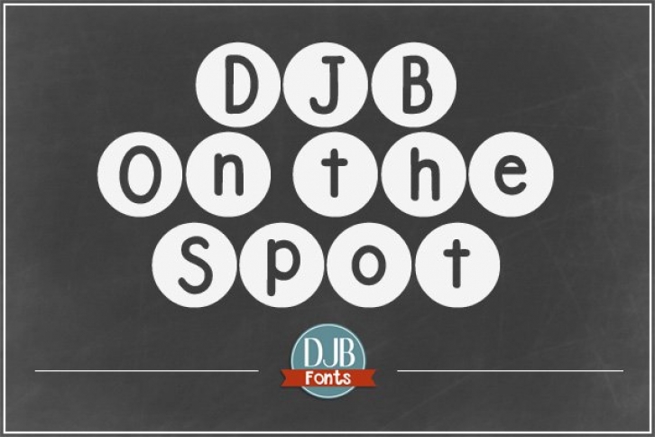 DJB On the Spot Font Download