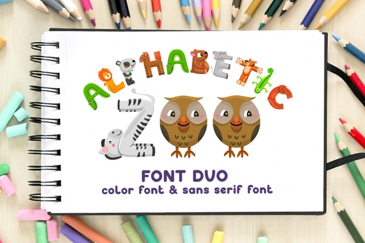 Alphabetic Zoo Font Download