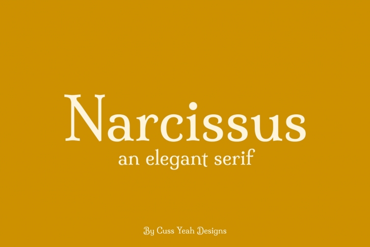 Narcissus // An Elegant Serif Font Download