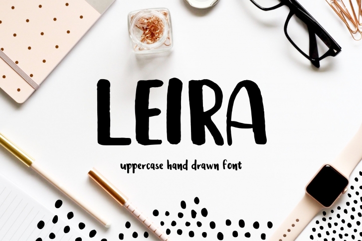 Leira Hand Drawn Brush Font Download