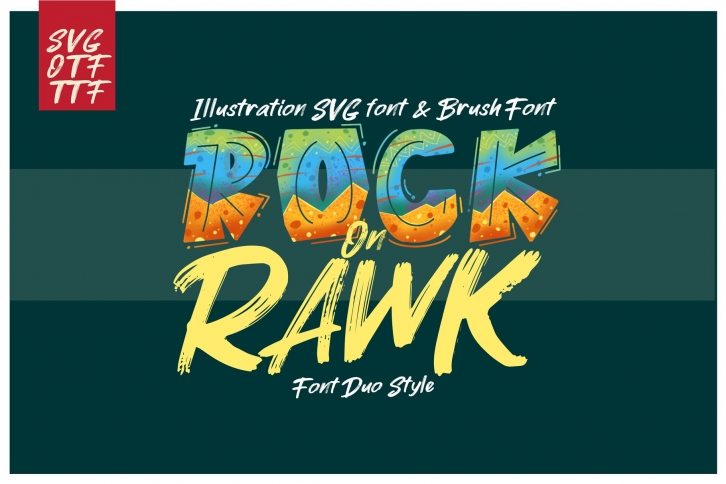 ROCK on RAWK Font Download