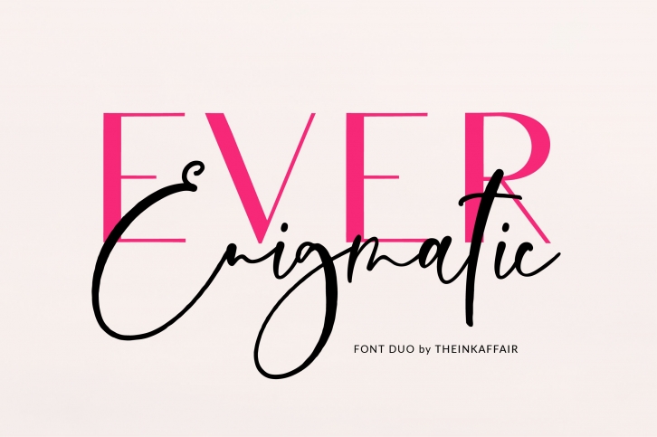 Ever Enigmatic Duo Font Download