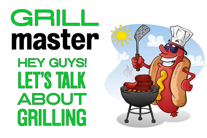 Grillmaster Complete Family Font Download