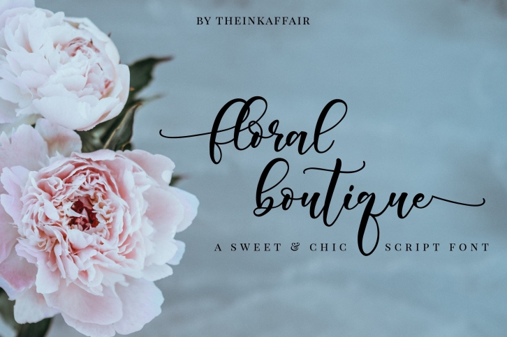 Floral Boutique Calligraphy Font Download