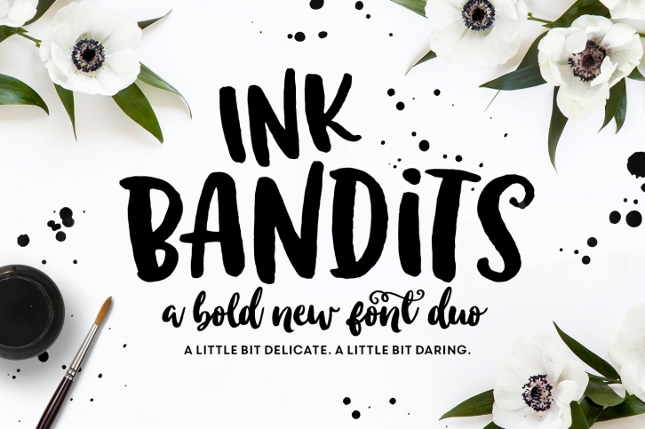 Ink Bandits Duo Font Download