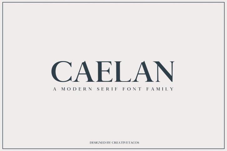 Calean Serif Family Font Download