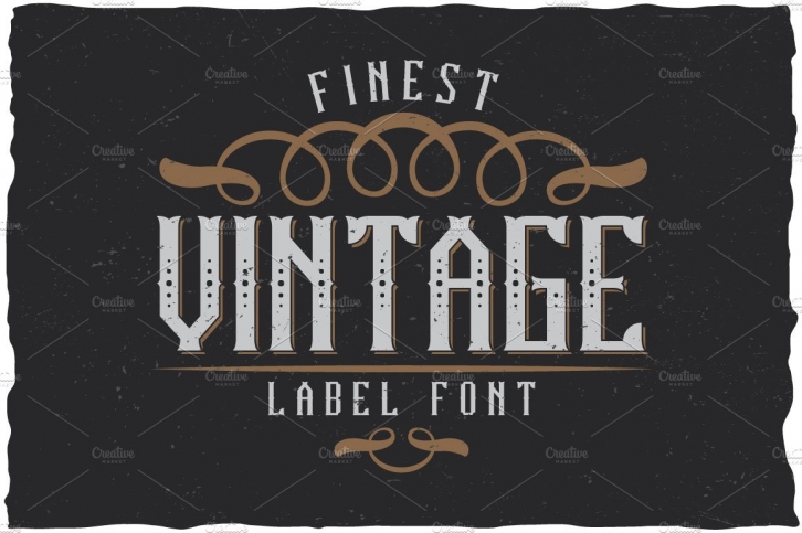Vintage Classic Look Label Typeface Font Download