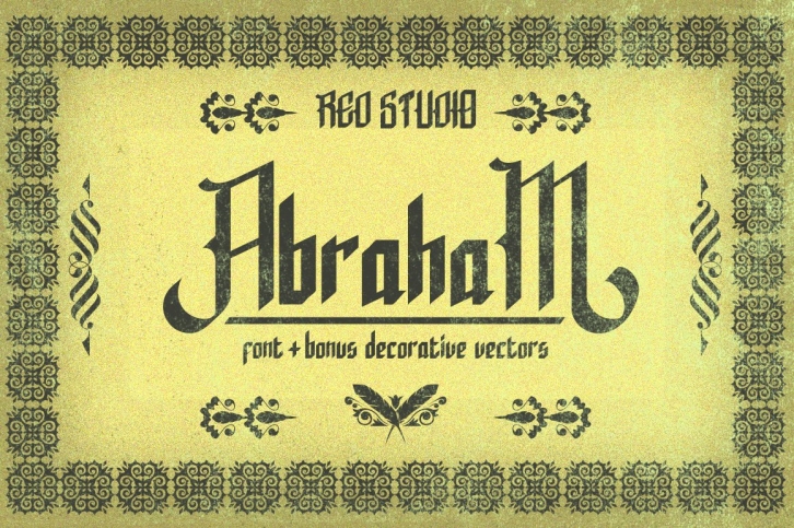 Abraham Typeface + Bonus Font Download