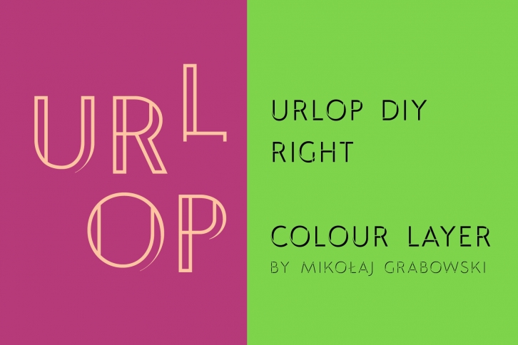 URLOP DIY Right Font Download