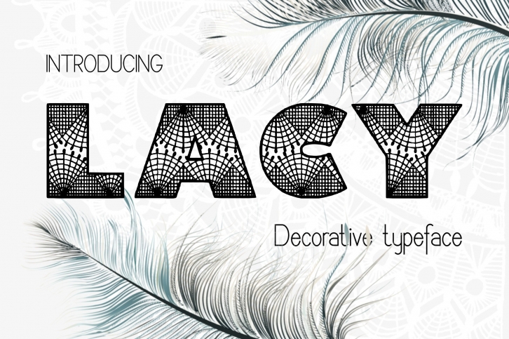 Lacy and extras Font Download