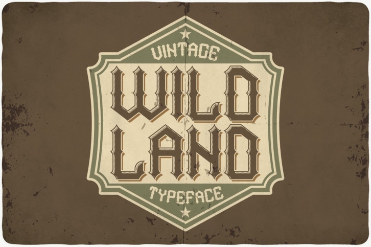 Wild Land typeface Font Download