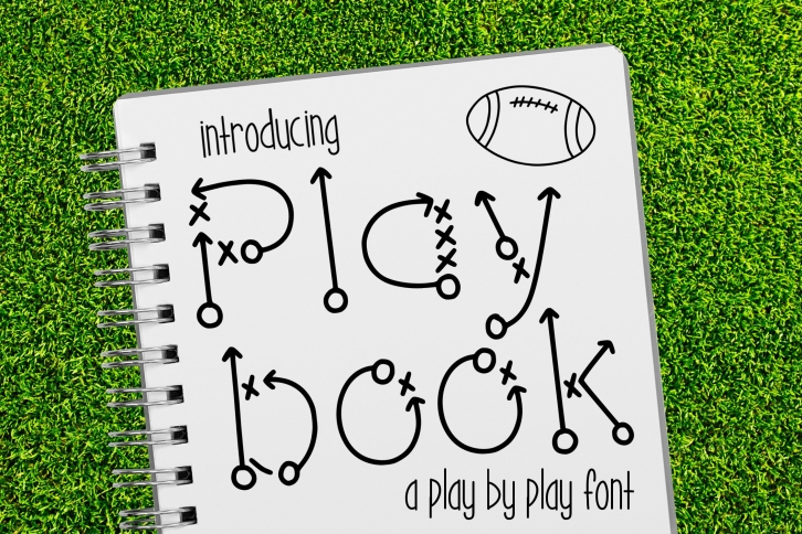 Play Book a Play by Play Font Download