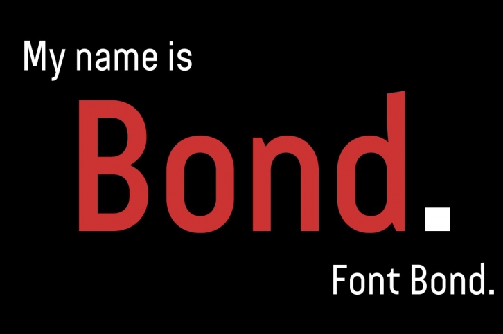 Bond 4F (Family) Font Download