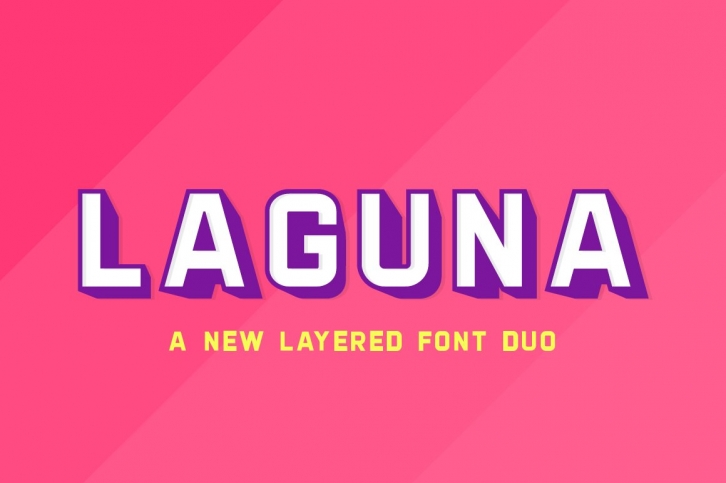 Laguna Layered Duo Font Download
