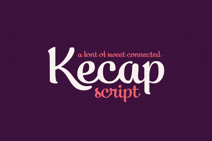 Kecap; Script Font Download