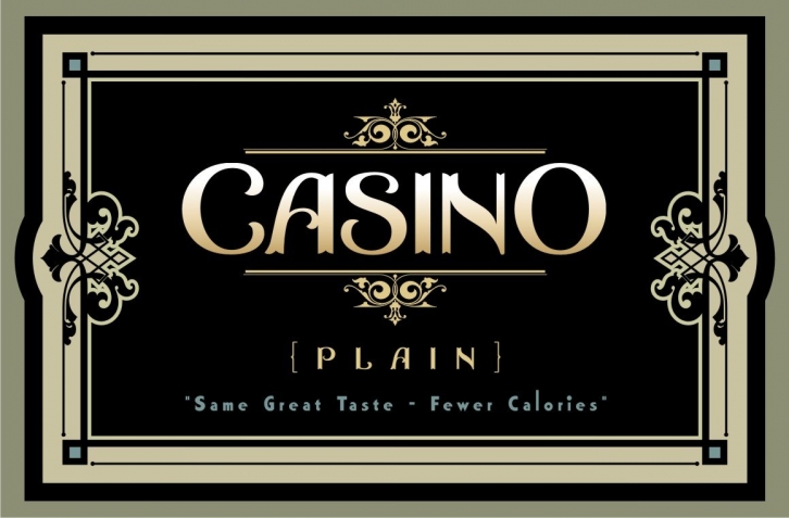 Casino Plain Font Download