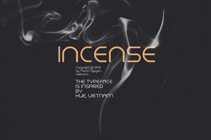 Incense Vietnam REG Font Download