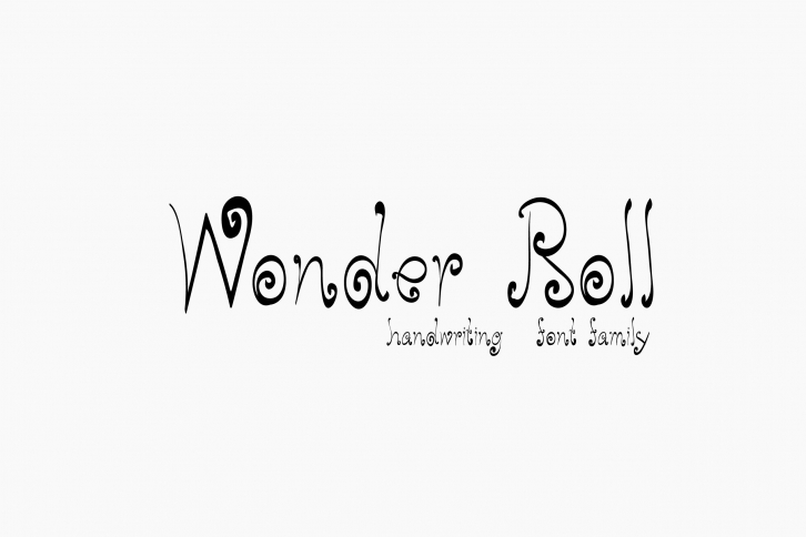 Wonder Roll Font Download