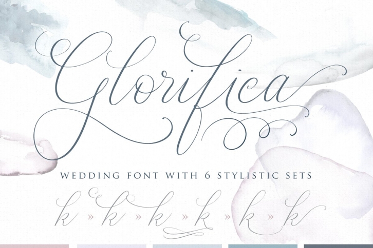 Glorifica Wedding Font Download
