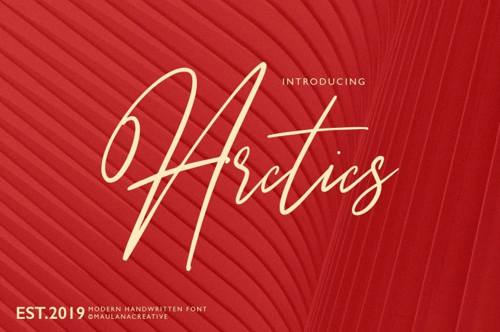 Arctics Signature Brush Font Download