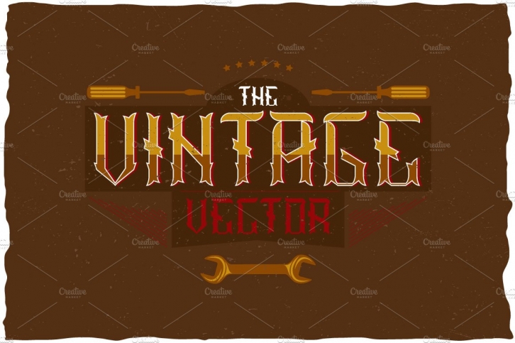 Vintage Classic Look Label Typeface Font Download