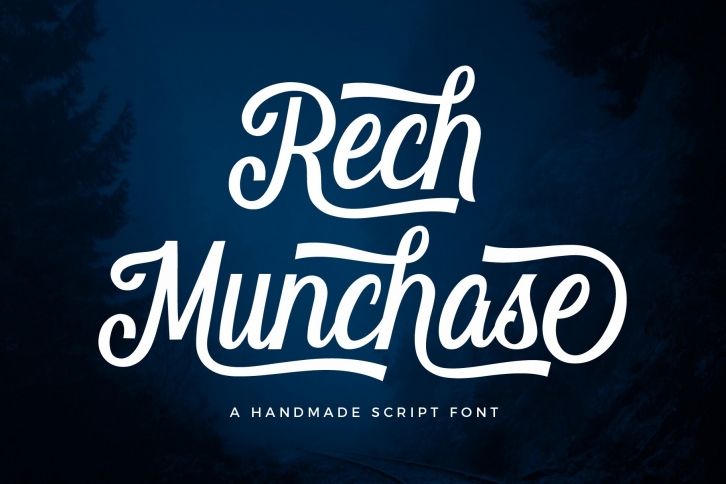 Rech Munchase Font Download
